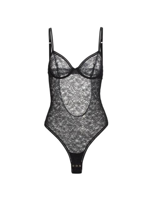 Wolford Women's Lace Underwire Bodysuit - Black