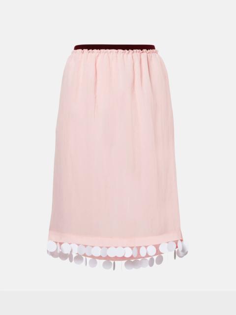 Plan C Sequined miniskirt