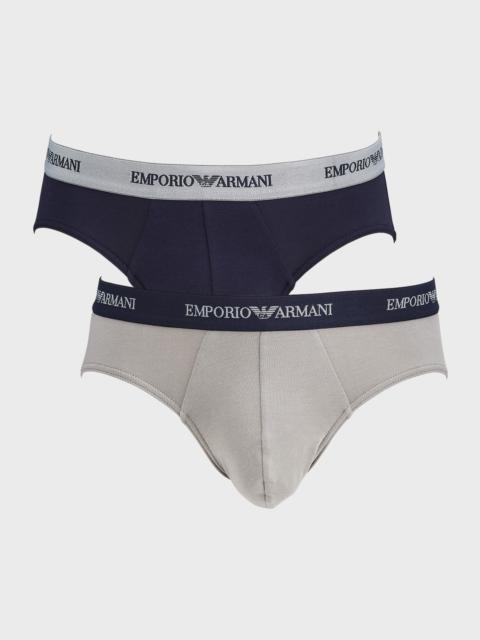 EMPORIO ARMANI Men's 2-Pack Stretch Cotton Briefs