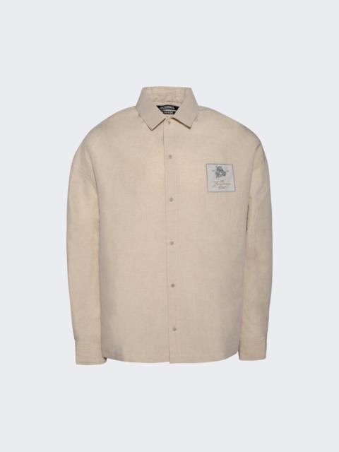 JACQUEMUS La Chemise Atelier Halter Off White