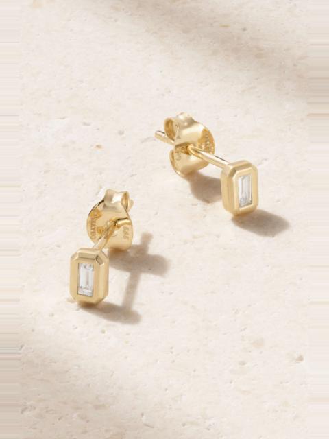 MATEO 14-karat gold diamond earrings