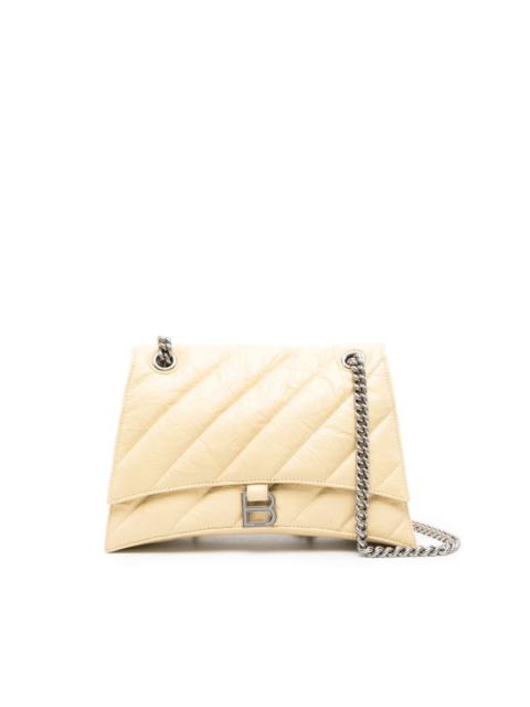 BALENCIAGA medium Crush leather shoulder bag