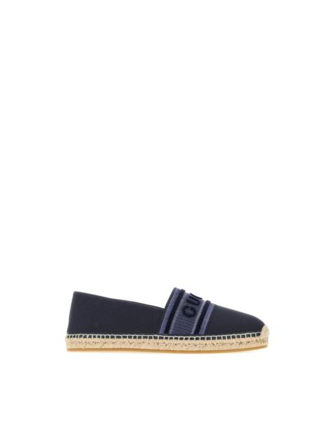 GUCCI GUCCI Navy Blue Canvas Espadrilles New & Authentic (Men's si