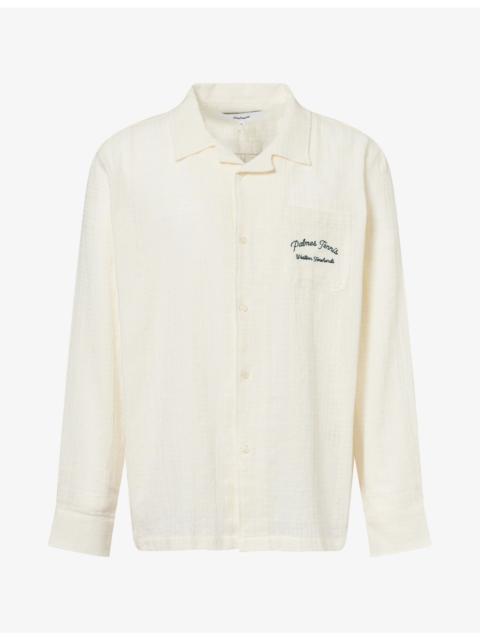 Palmes Western Camp-Collar Cotton Shirt