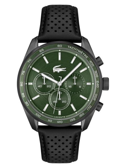 LACOSTE Vancouver Chronograph Watch, 42mm in Black/Green