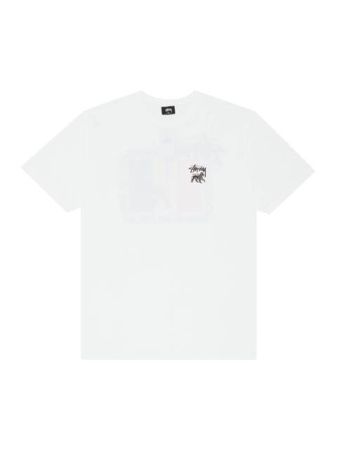 Stussy Rasta Flag Tee 'White'