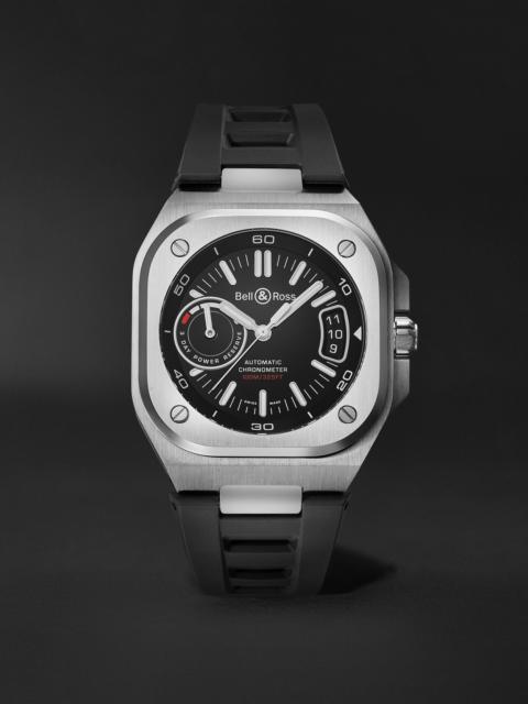 Bell & Ross BR-X5 Automatic Chronometer Steel Watch, Ref. BRX5R-BL-ST/SRB