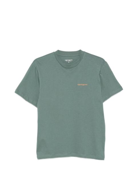 Carhartt Script logo-embroidered T-shirt