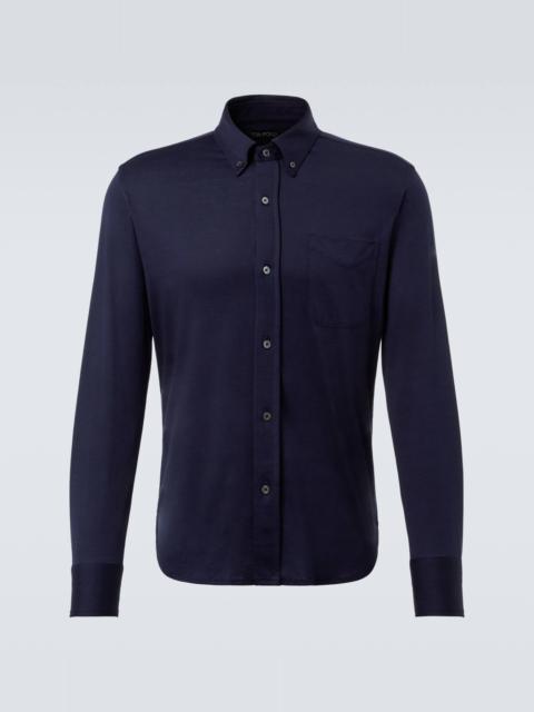 TOM FORD Silk and cotton shirt