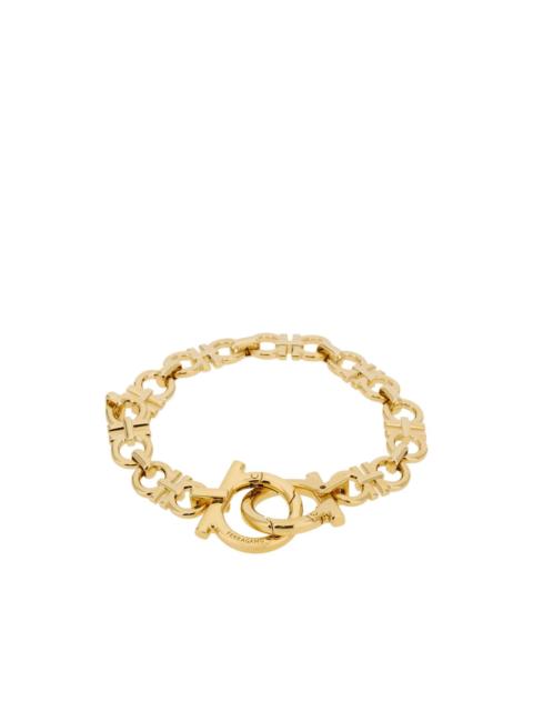 FERRAGAMO Gancini embossed chain charm
