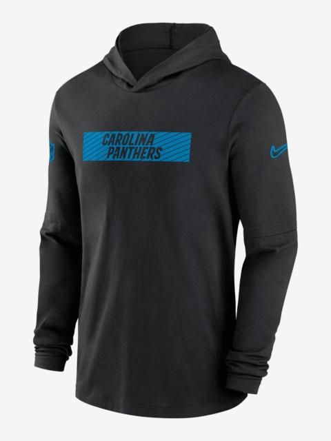 Carolina Panthers Sideline Men's Nike Dri-FIT NFL Long-Sleeve Hooded Top