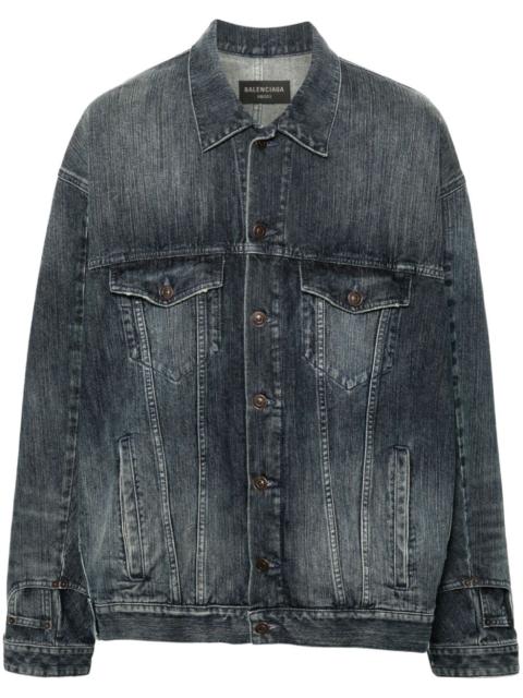 BALENCIAGA Deconstructed denim jacket