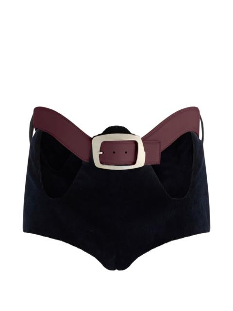 Jean Paul Gaultier belted shorts