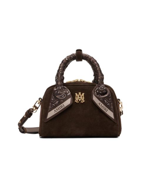 AMIRI Brown Micro MA Bowling Bag