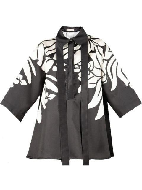 ELIE SAAB floral-print blouse