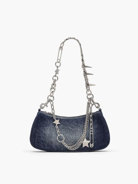 Marc Jacobs THE FADED DENIM CHARM SHOULDER BAG