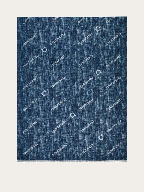 FERRAGAMO LOGO SHAWL