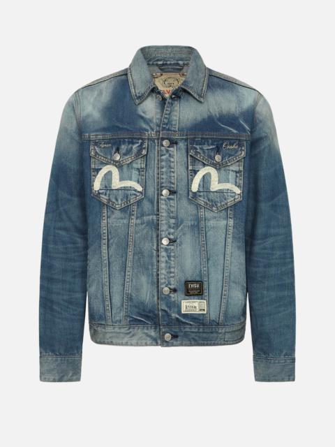 EVISU Classic Daicock Print Denim Jacket