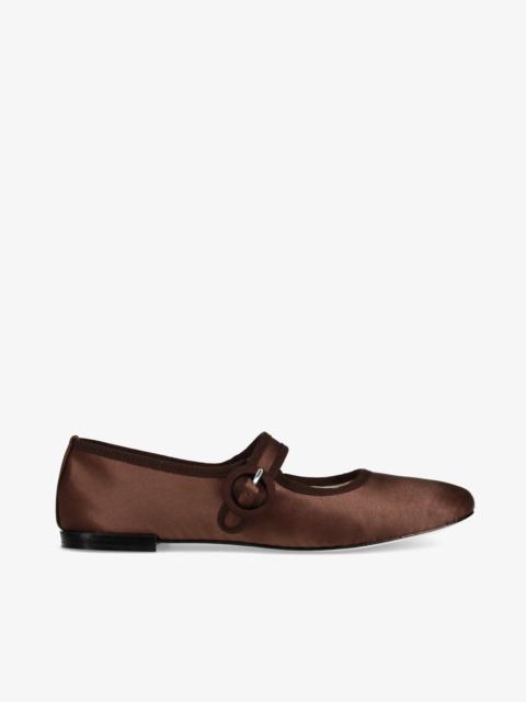 GEORGIA SQUARE-TOE MARY JANES - SATIN