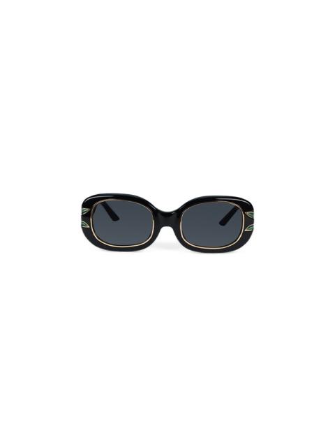 Black & Gold Laurel Sunglasses