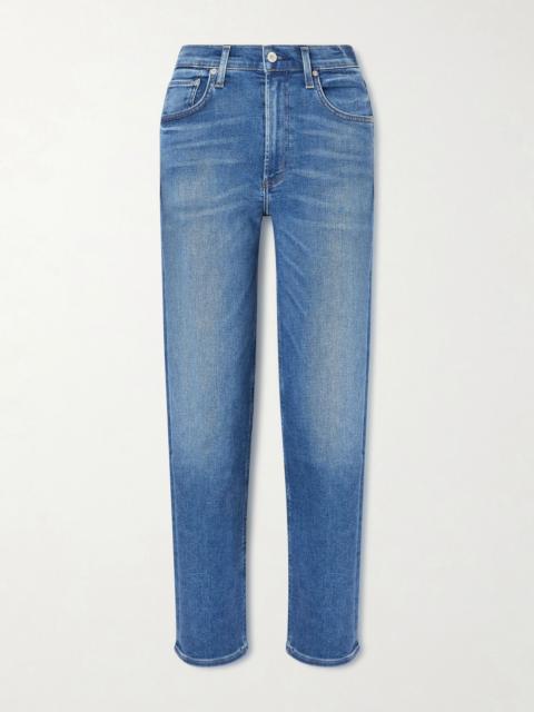 Citizens of Humanity The Palma high-rise straight-leg recycled jeans Mid denim