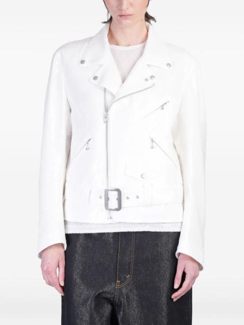 Junya Watanabe leather biker jacket