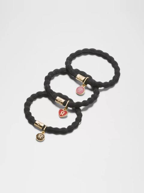 lululemon Charm Hair Ties *3 Pack