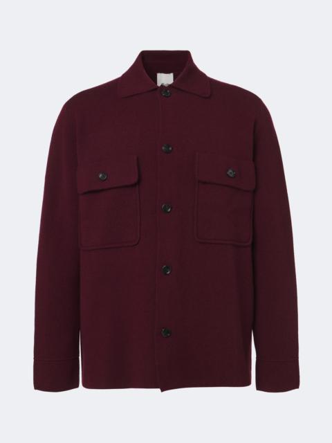 Allude Knitted wool and cashmere cardigan