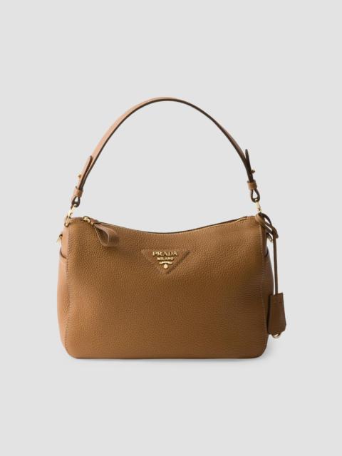 Prada Women's Medium Leather Shoulder Bag - Light Brown
