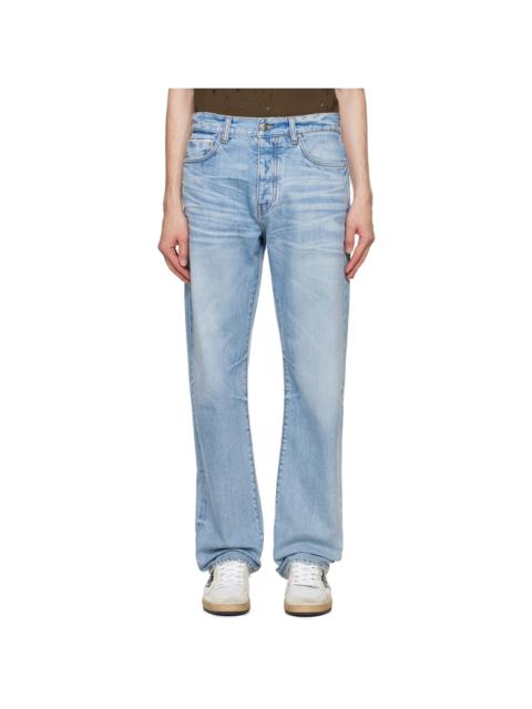 Blue Japanese Selvedge Straight Jeans