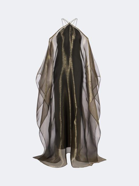 Taller Marmo Sza Sza draped organza kaftan