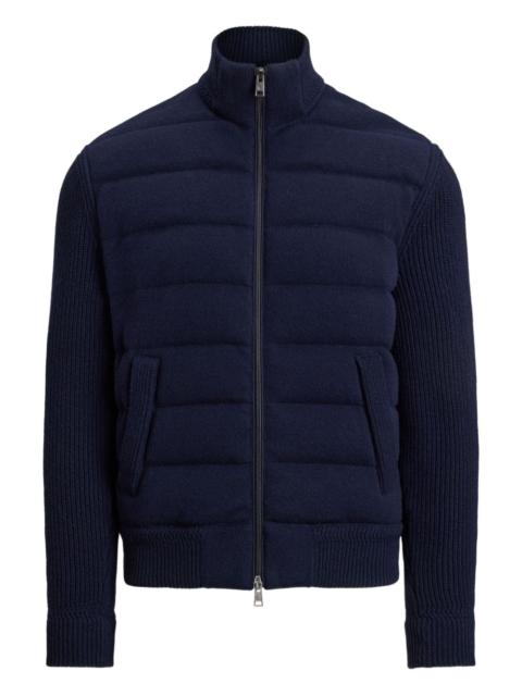 Ralph Lauren ribbed-sleeves quilted jacket