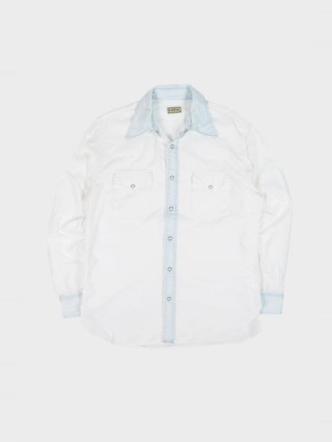 OX x Denim HUSKY Western Shirt - White