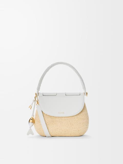 Loewe Medium Pescador bag in raffia and calfskin
