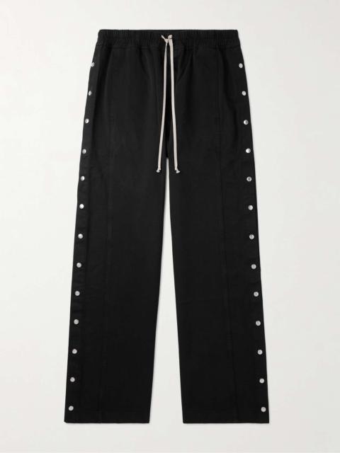 Rick Owens DRKSHDW Pusher Cotton-Twill Drawstring Trousers