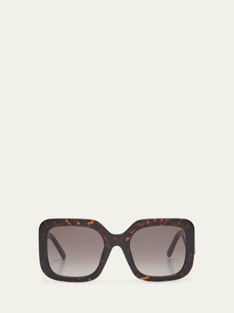 Marc Jacobs J Marc Logo Square Acetate Sunglasses