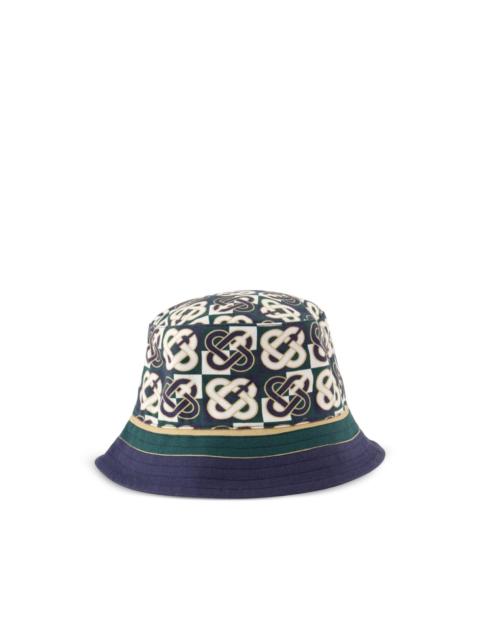 CASABLANCA monogram-print bucket hat