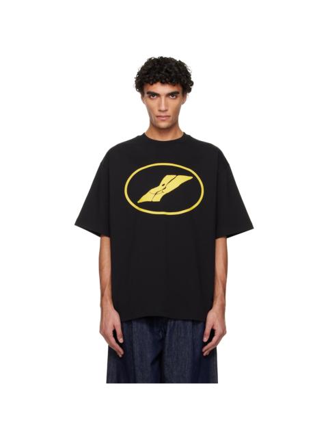 We11done Black Smile Logo T-shirt