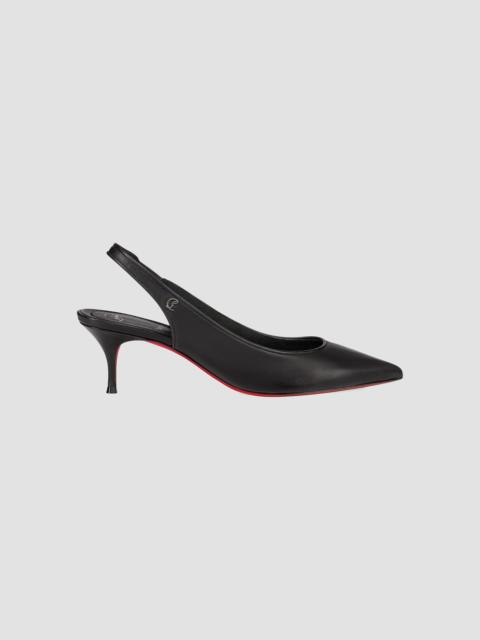 Christian Louboutin Women's Sporty Kate 55MM Leather Slingback Pumps - Black