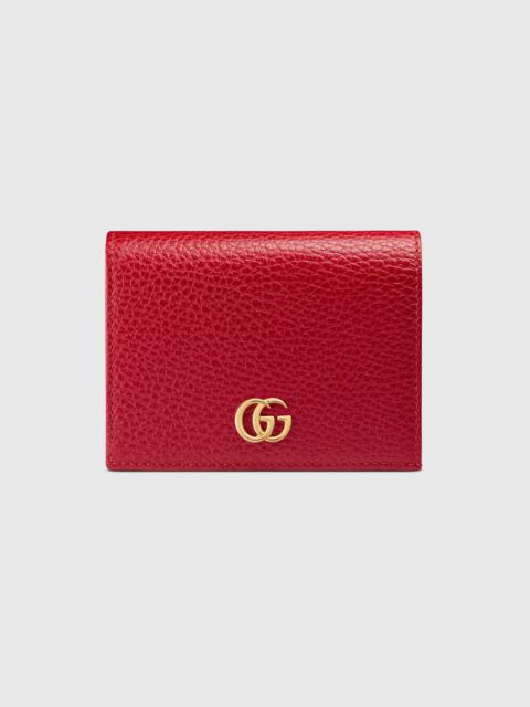 GUCCI Leather card case wallet