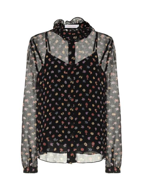 See by Chloé Floral georgette 블라우스