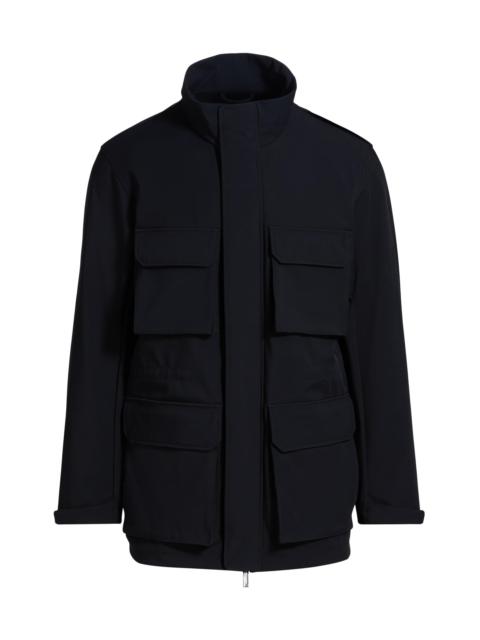 EMPORIO ARMANI Men's Nylon Parka Jacket - Blue Navy