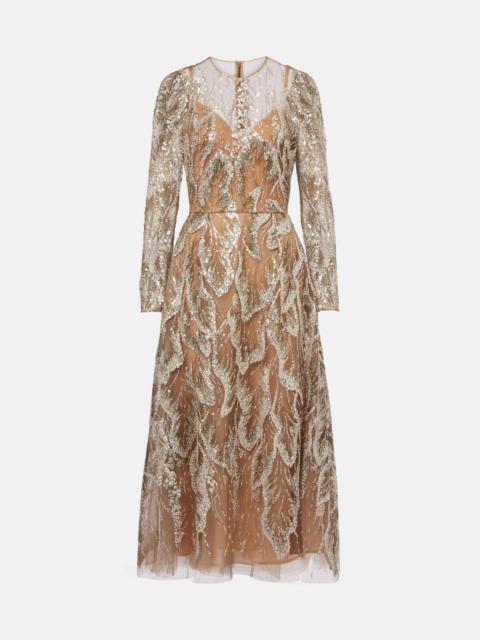 ELIE SAAB Embroidered cocktail dress