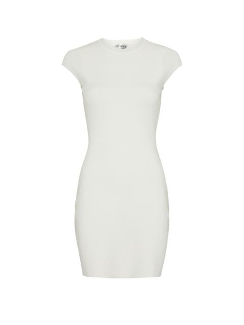 Victoria Beckham VB Body Compact Cap Sleeve Mini Dress