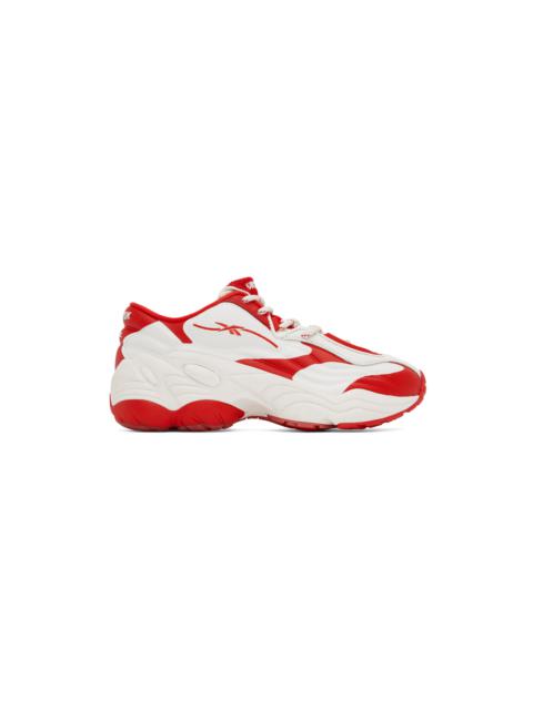 Kanghyuk White & Red Reebok Classics Edition DMX Run 6 Modern Sneakers
