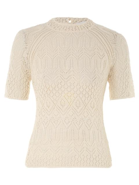 AUGUST LACE KNIT TEE