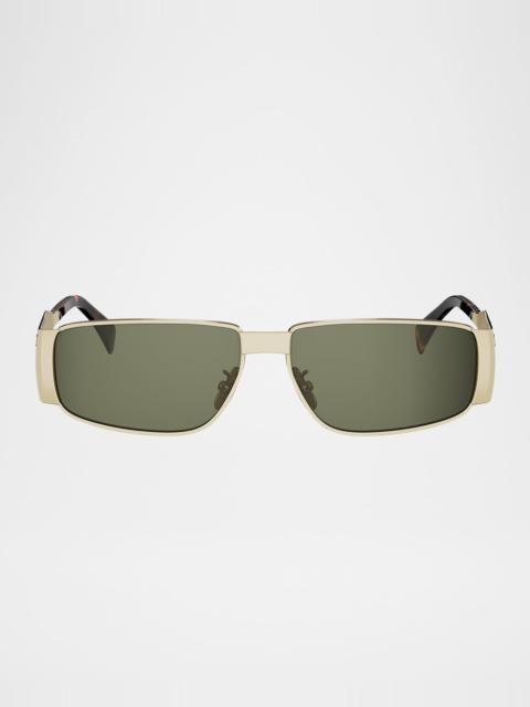CELINE Triomphe Metal Rectangular Sunglasses