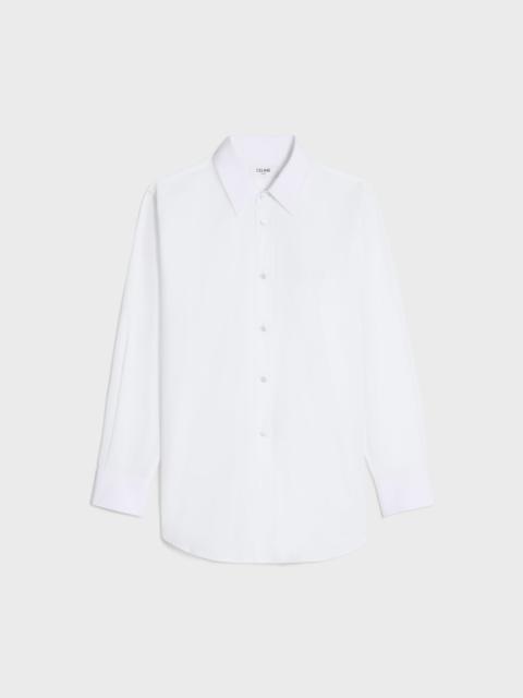 tomboy shirt in cotton poplin