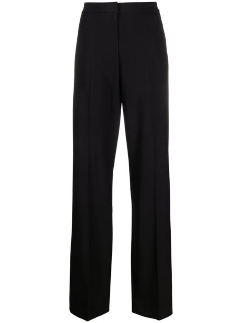 Black Amie Straight Tailored Trousers