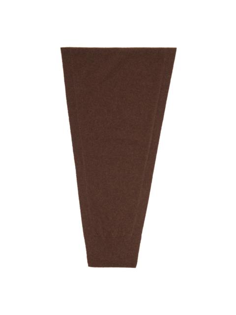 Lemaire Brown Wrap Scarf